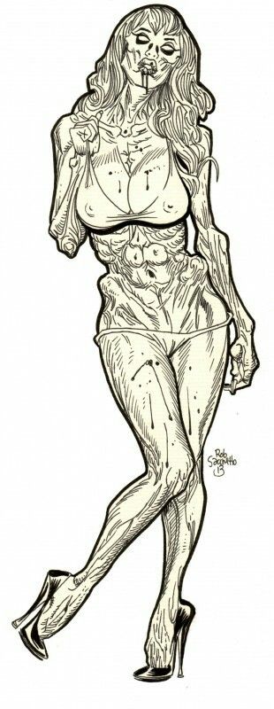 310x800 41 Best Zombiecoloring Images Art Illustrations