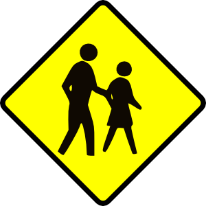 300x300 Crossing Adult Clip Art