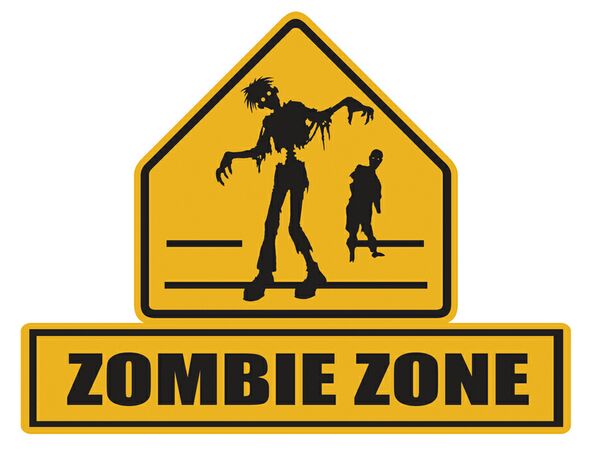 600x450 Halloween Zombie Zone, Clip Art Clip Art