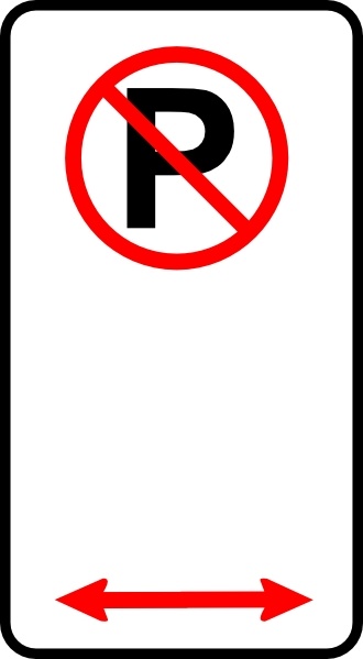 330x599 No Parking Zone Clip Art Free Vector In Open Office Drawing Svg