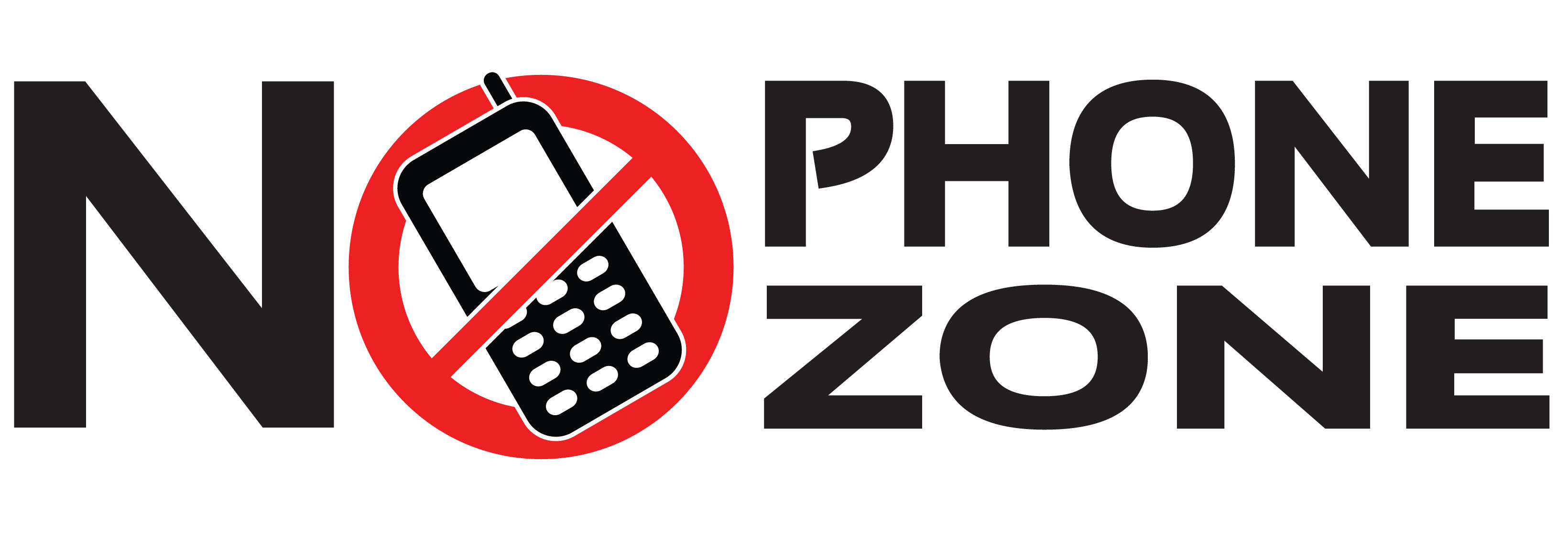 3280x1119 No Cell Phone Zone Clip Art