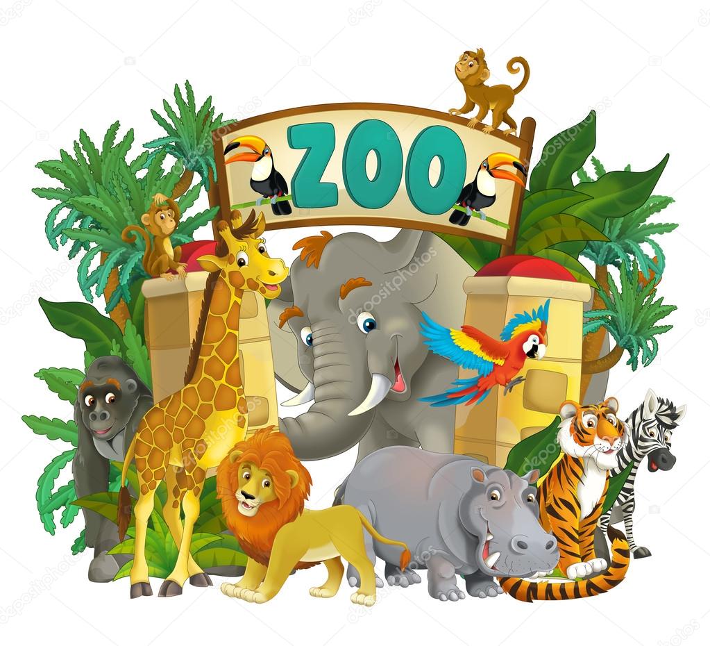 1023x930 Cartoon Zoo