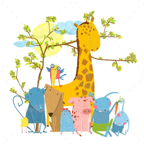 590x590 The Best Cartoon Zoo Animals Ideas Jungle