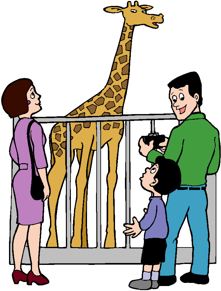 711x936 Free Zoo Clipart Image