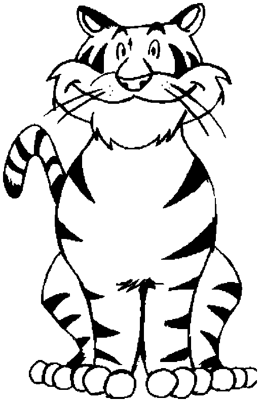 513x794 Tiger Preschool Coloring Pages Zoo Animals Animal Coloring Pages