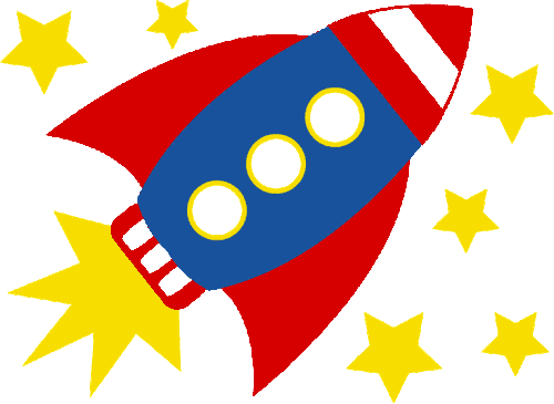 500x365 Rocket Clipart Zoom