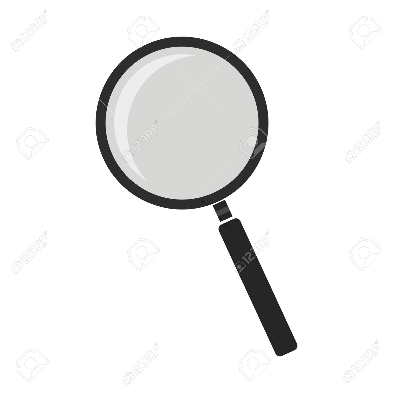 1300x1300 Tool Outline Clipart. Magnifying Glass Tool Zoom Icon Vector Color