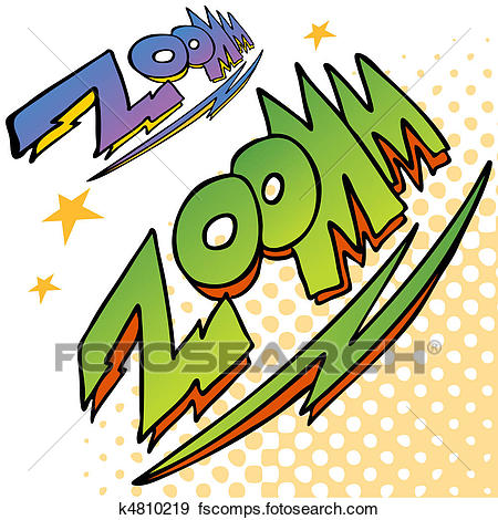 450x470 Clip Art Of Zoom Bolt Sound Text K4810219