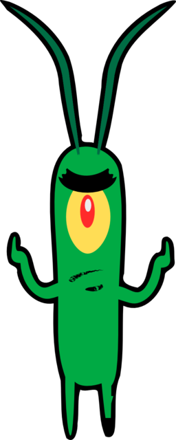 256x640 Plankton Clipart I2clipart