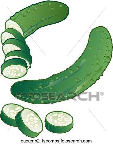369x470 Clip Art Of Cucumbers Cucumb2