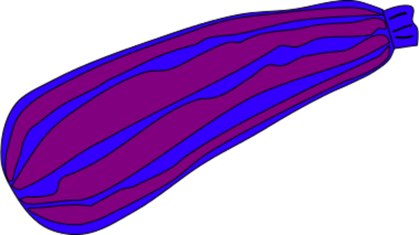 600x337 Zucchini Vector Clip Art