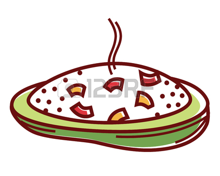 450x360 Stuffed Zucchini Slice With Hot Boiled Vegetable Rice