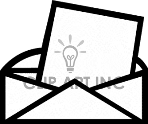 300x252 Envelope Black And White Clipart