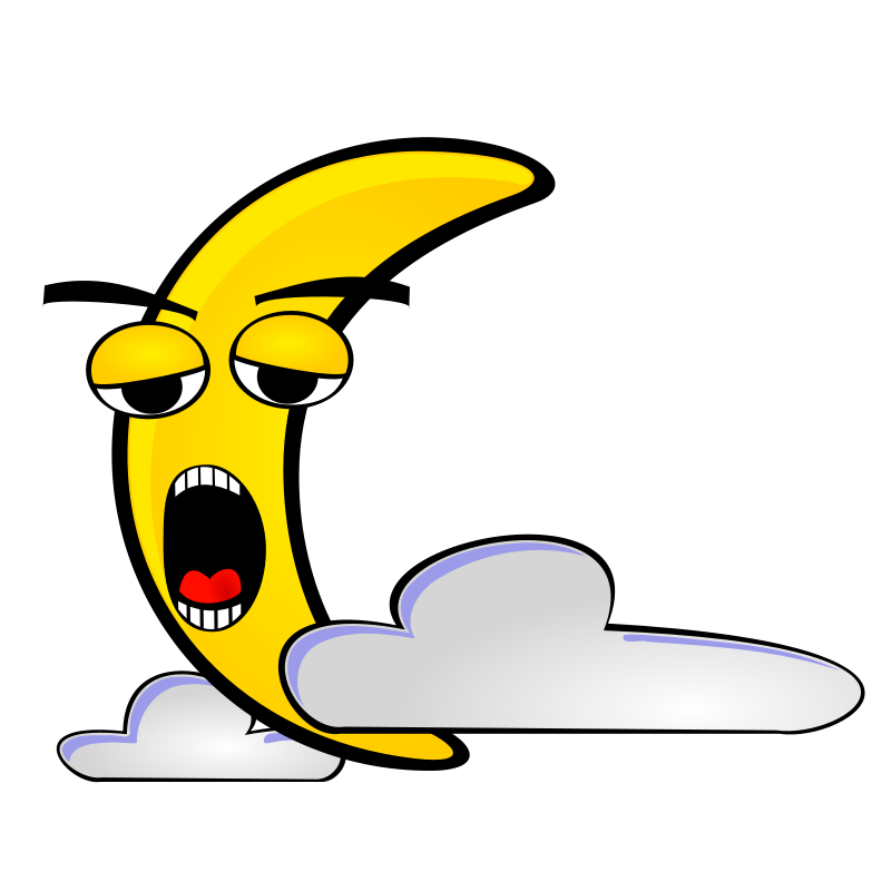 800x800 Free Clipart Starry Night Moon Nicubunu